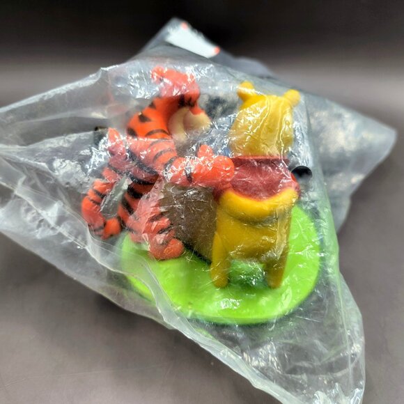 NEW Vintage Winnie the Pooh Tigger Eeyore DecoPac Cake Topper Decoration - Picture 6 of 8